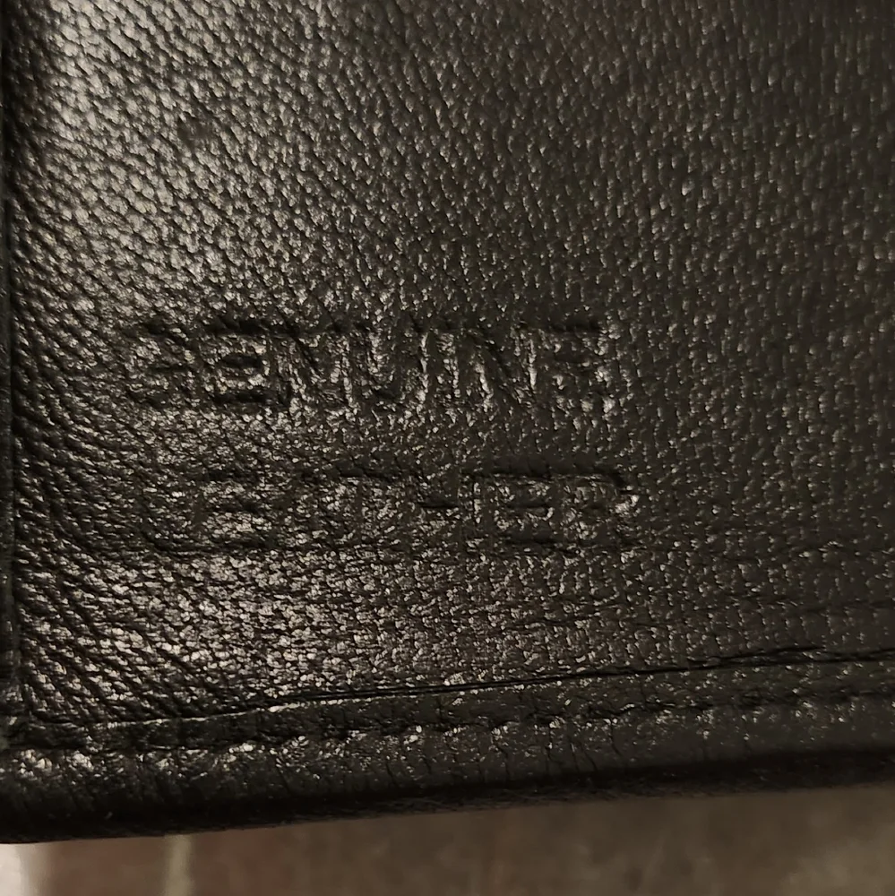 Leather Men's Wallet Black